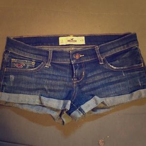 Hollister jean shorts